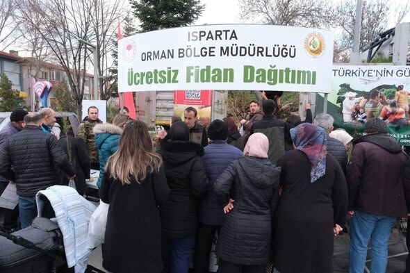 Isparta’da Dünya Ormancılık Haftası’nda Fidan Dağıtımı Gerçekleştirildi 1