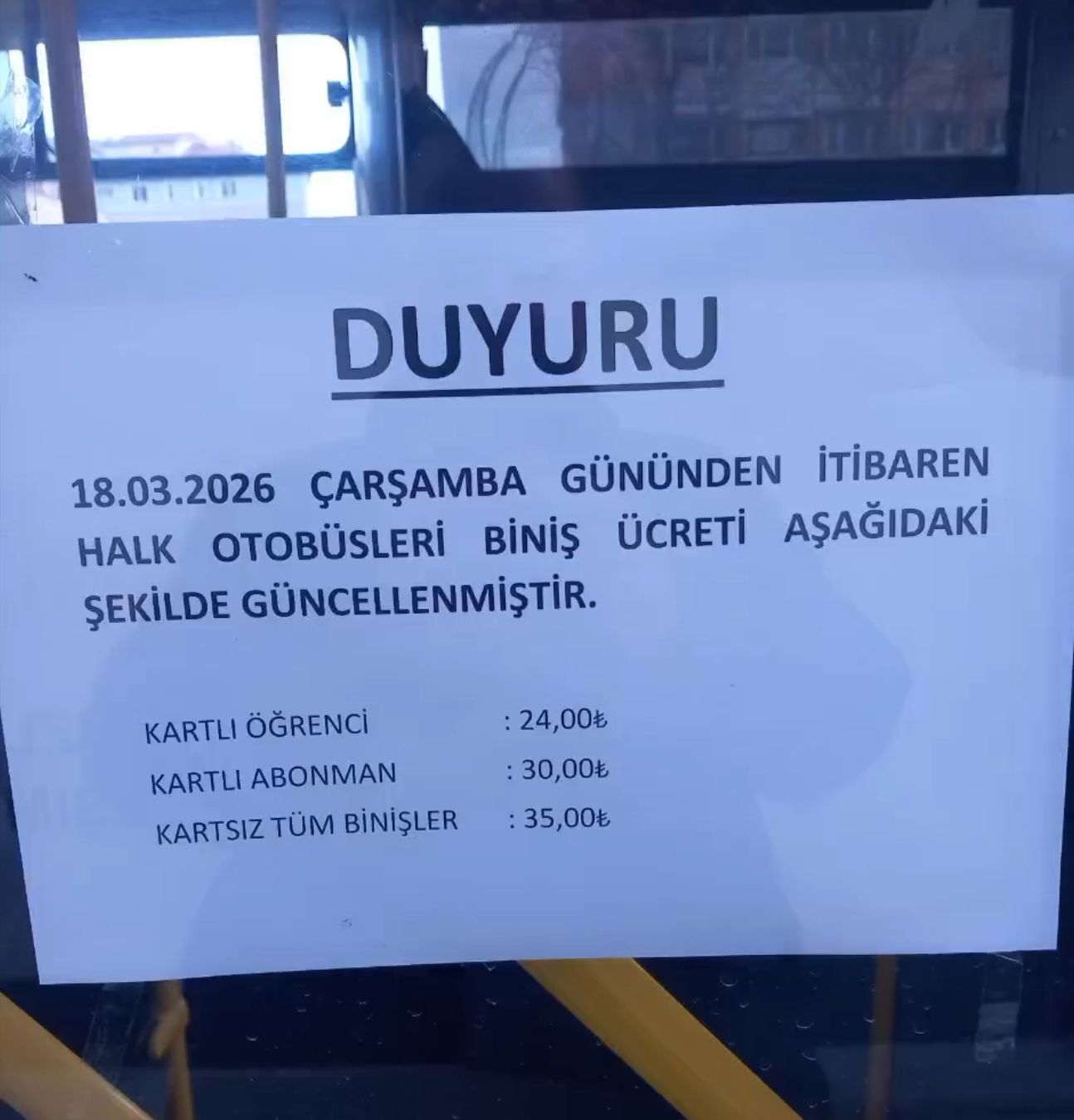 Isparta’da Halk Otobüsü Ücretlerine Yeni Zam Kaçtan Kaça Yükseldi (2)