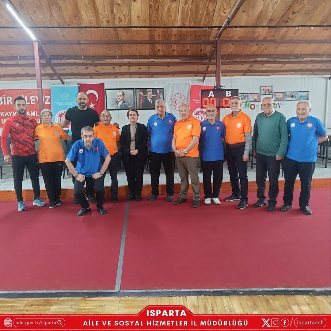 Isparta’da Huzurevi Sakinlerinden Bocce Dostluk Maçı (1)