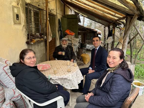 Kaymakam Açıkgöz'den Ailelere Ev Ziyareti (1)