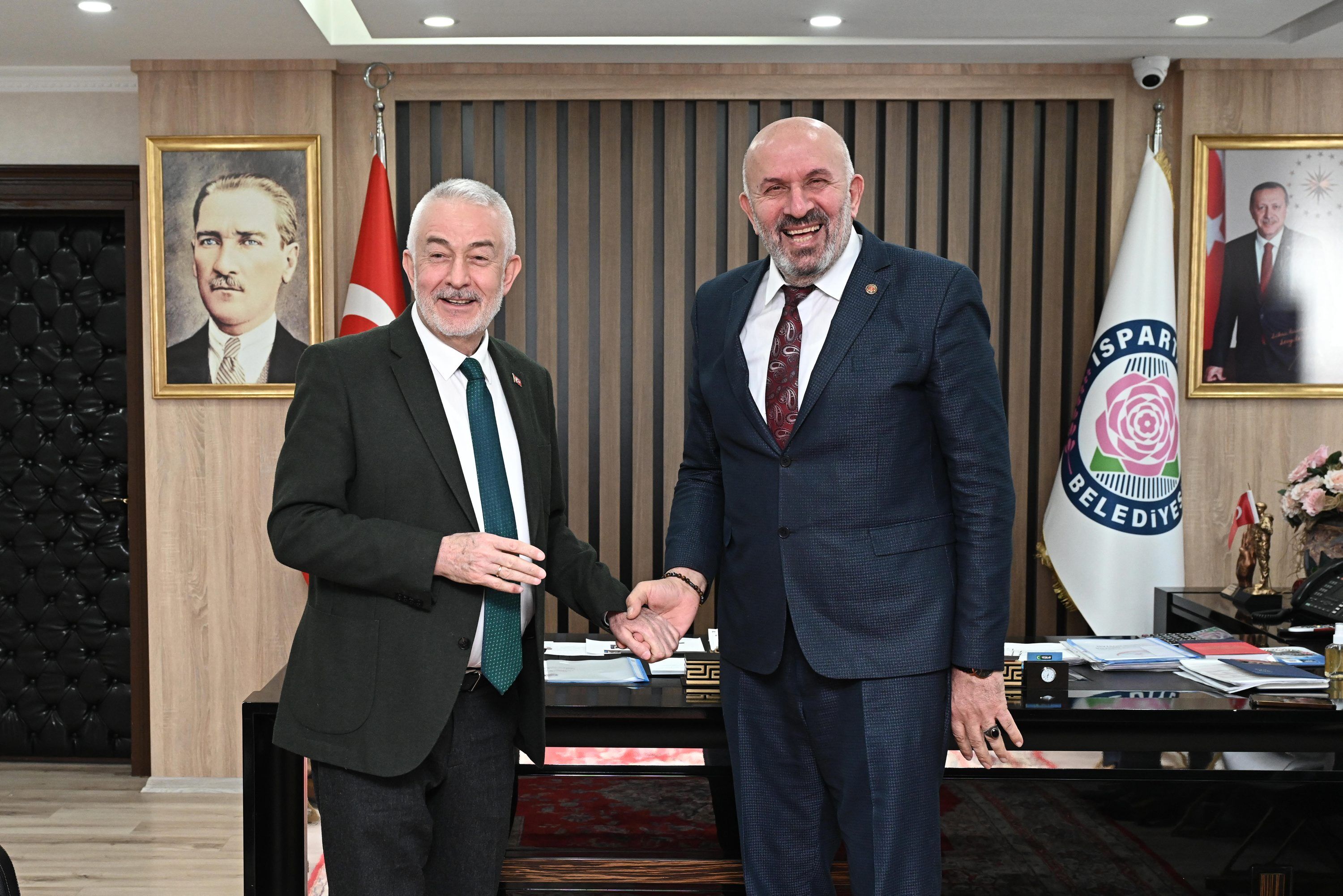 Muhtarlar Konfederasyonu Baskani Kadir Delibalta Ve Yonetimi Baskana Ziyaret (3)