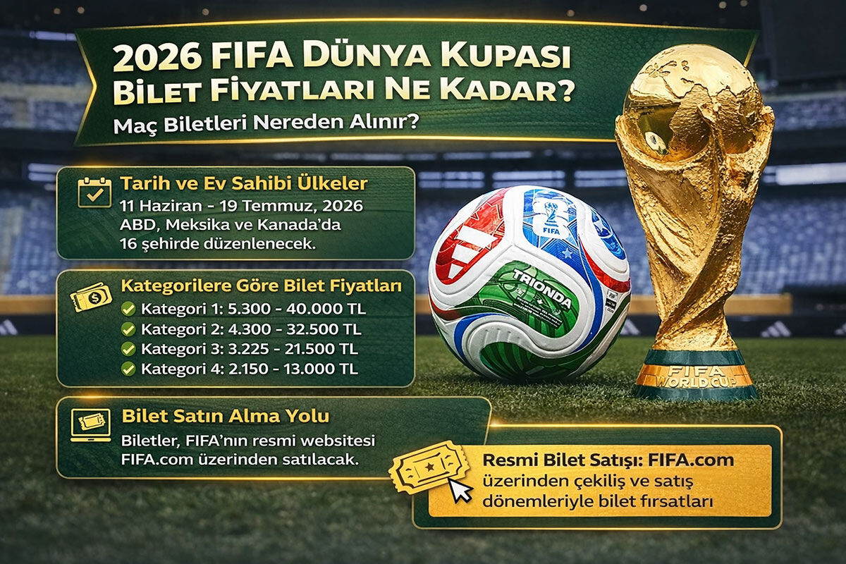 Fifa Dunya Kupasi 2026 Bilet Fiyatlari