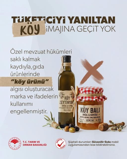 Gıda Etiketlerinde Yeni Dönem 'Köy' İbaresi Yasaklandı (1)