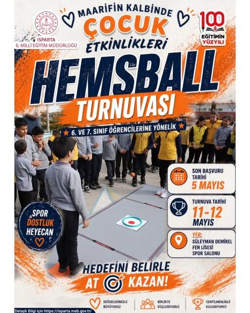 Isparta’da Hemsball Turnuvası Heyecanı Başlıyor (1)