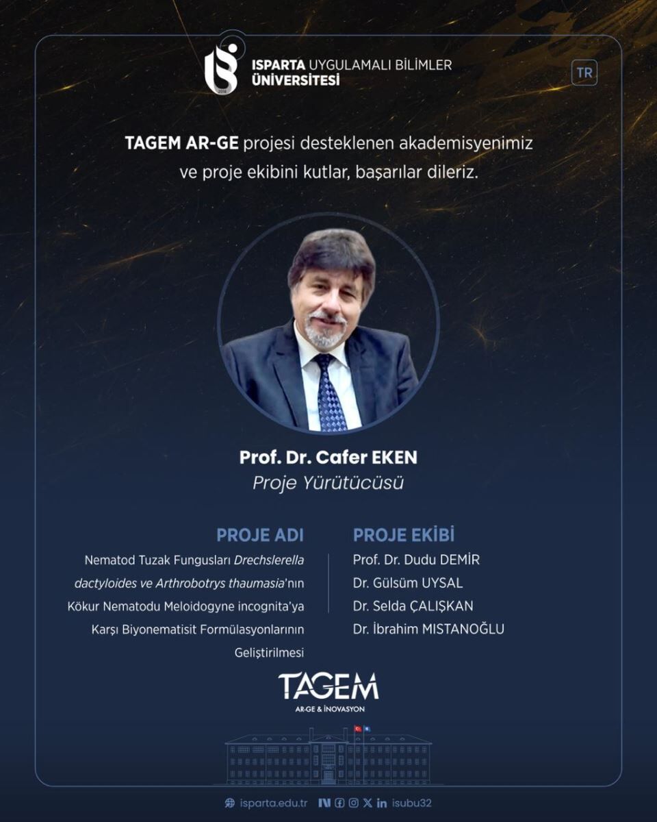 Isubü Öğretim Üyesinden Tagem Ar Ge Başarısı (2)