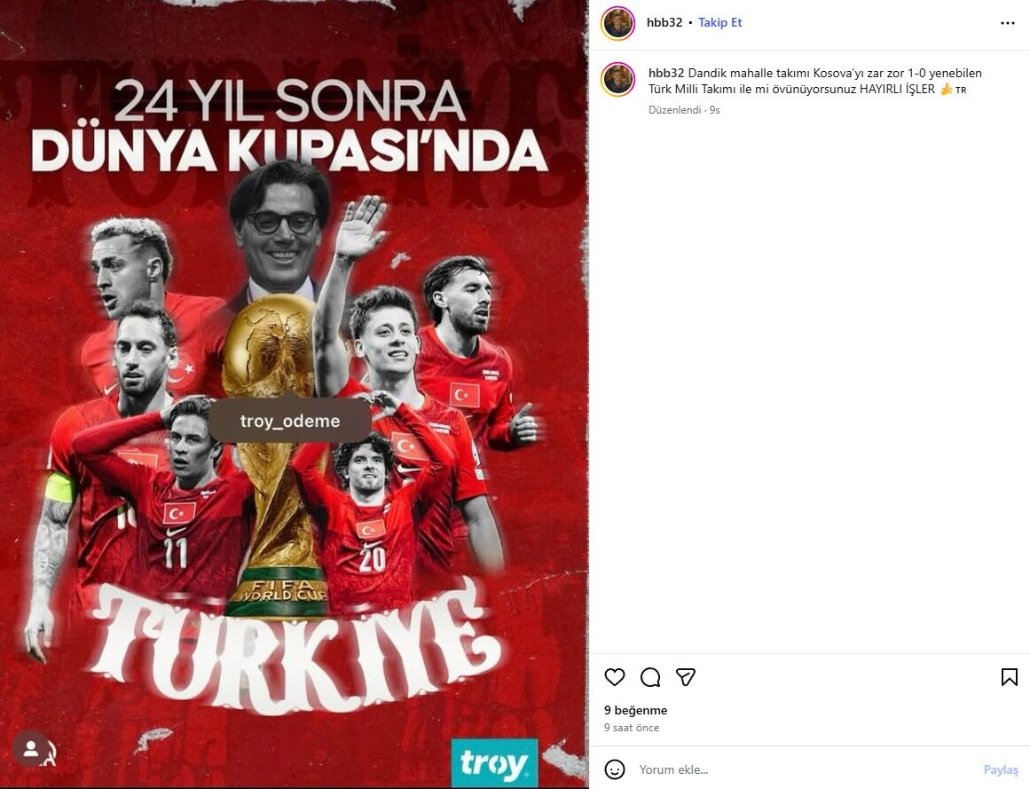Milli Takım Açıklaması