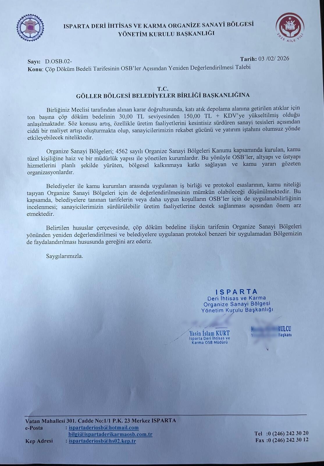 Sanayi Atıklarına Yapılan Yüzde 500’Lük Zam