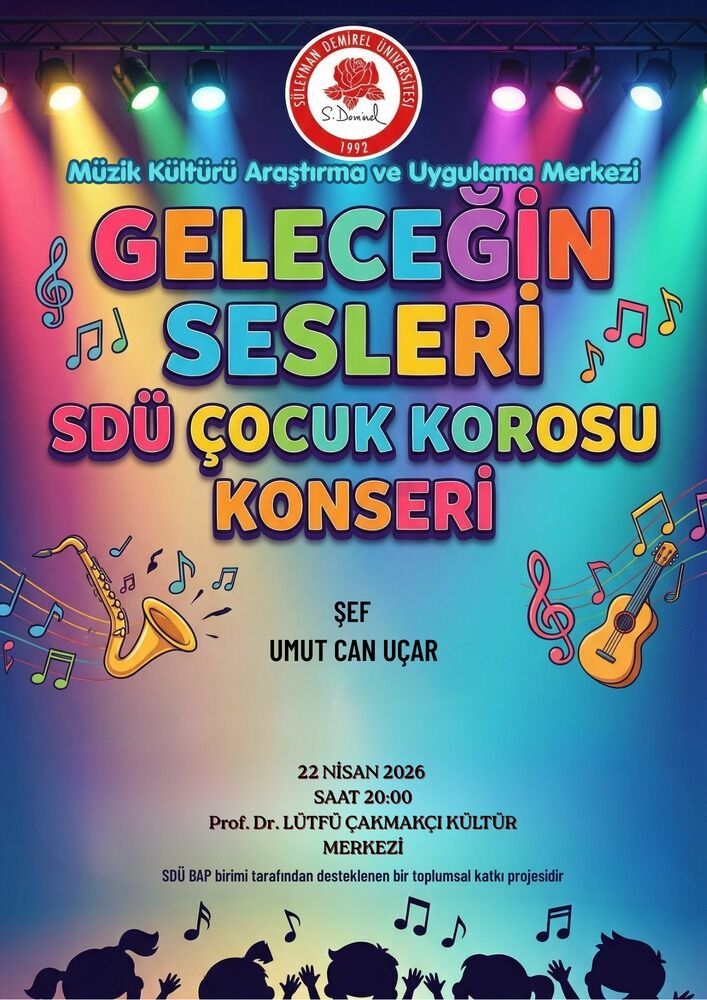 Sdü’de 23 Nisan Coşkusu Geleceğin Sesleri Sahneye Çıkıyor (1)