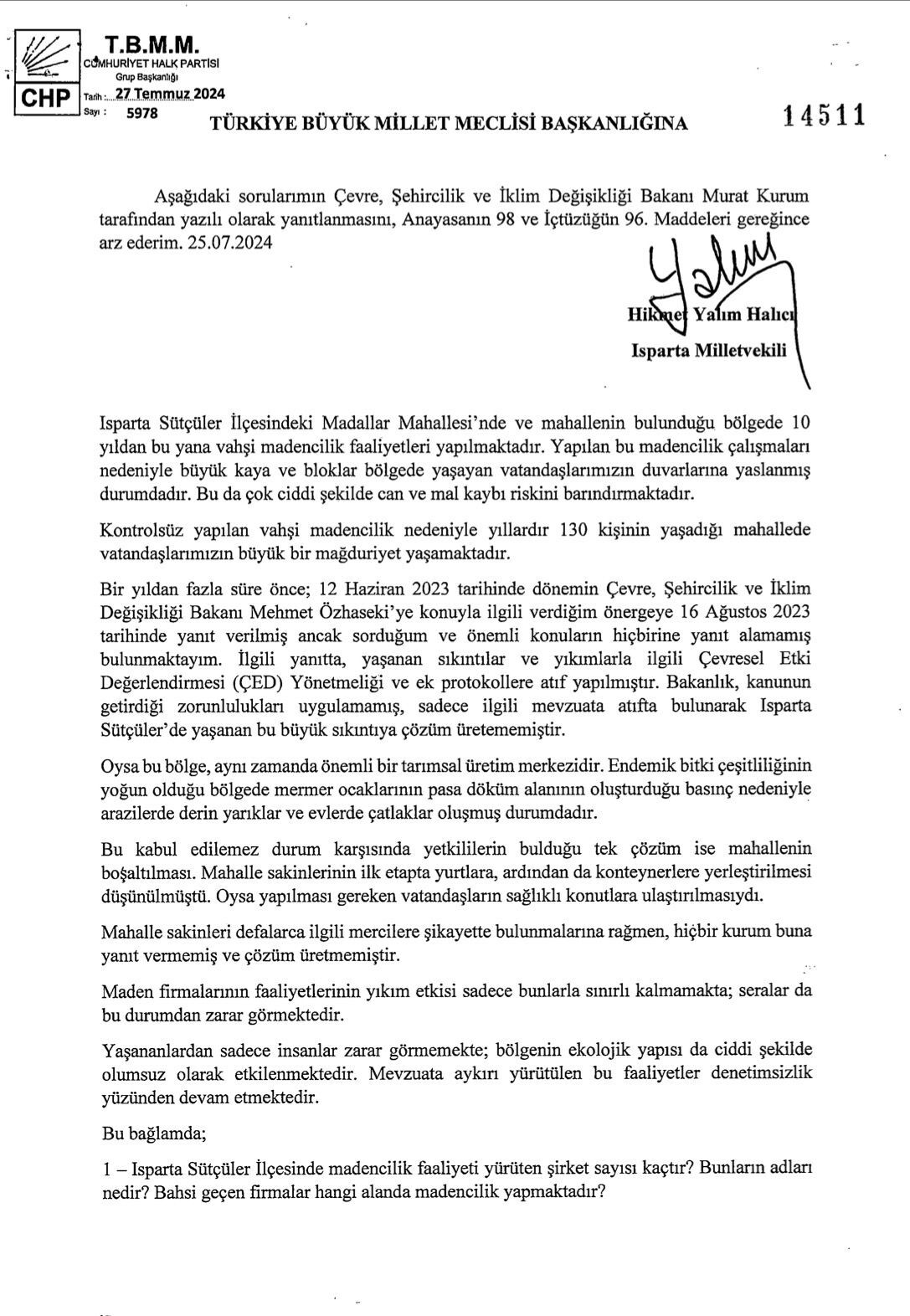 Sütçüler’de Heyelan Alarmı Halıcı Yetkilileri Göreve Çağırdı (1)