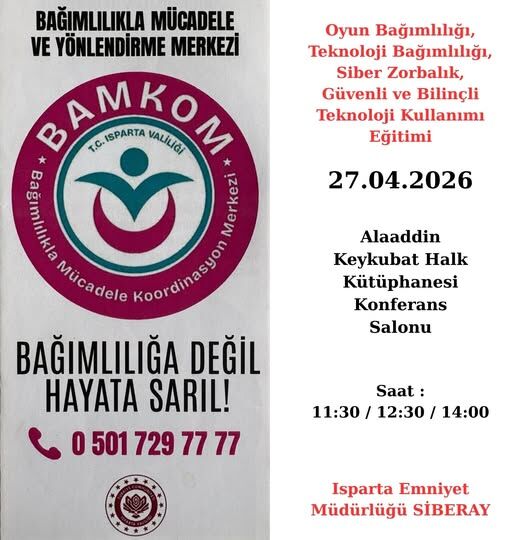 Uluborlu’da Bağımlılıkla Mücadelede Yeni Dönem! (1)