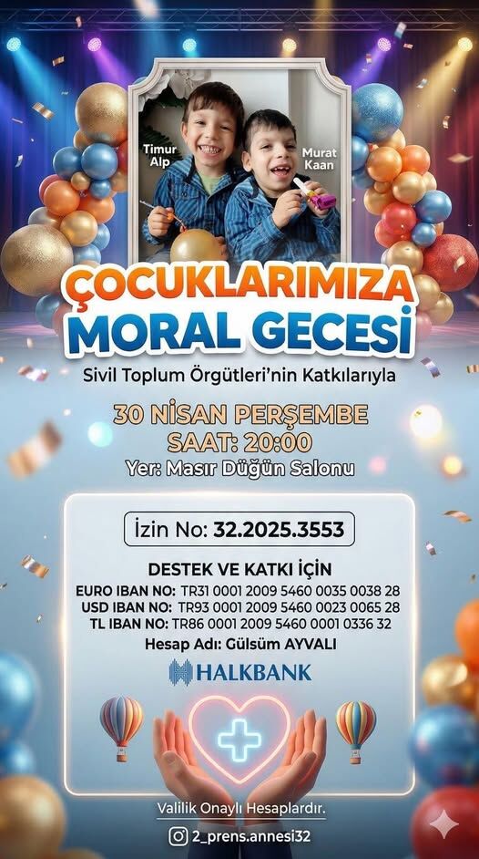 Yalvaç’ta Dayanışma Gecesi Timur Alp Ve Murat Kaan İçin El Ele! (1)