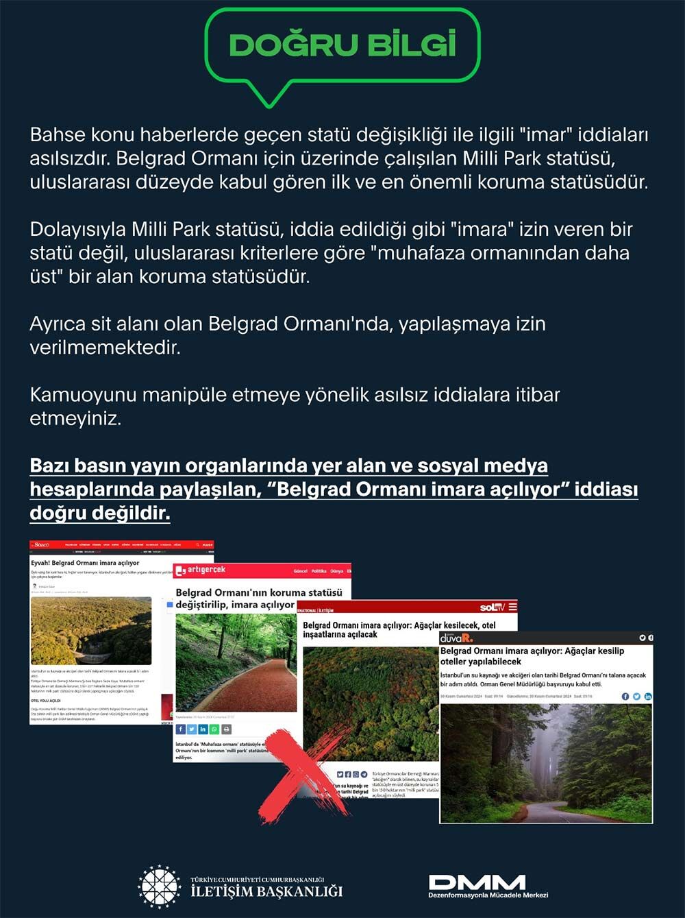 Belgrad Ormani Imara Mi Aciliyor Iddia