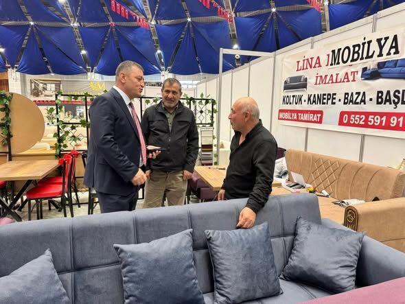Hasan Basri Sönmez Ismob Fuarında Esnafla Buluştu 2