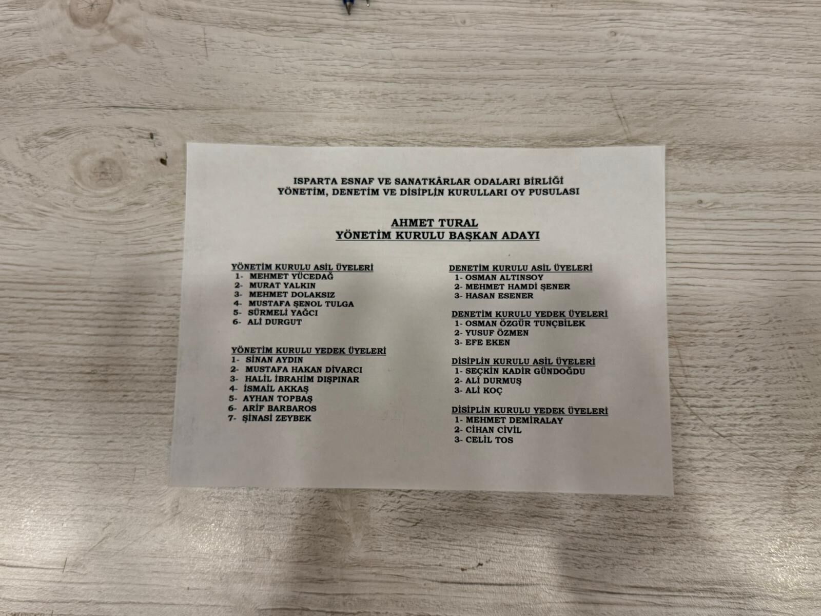 Iesob’da Yönetim Listesi Belli Oldu (1)