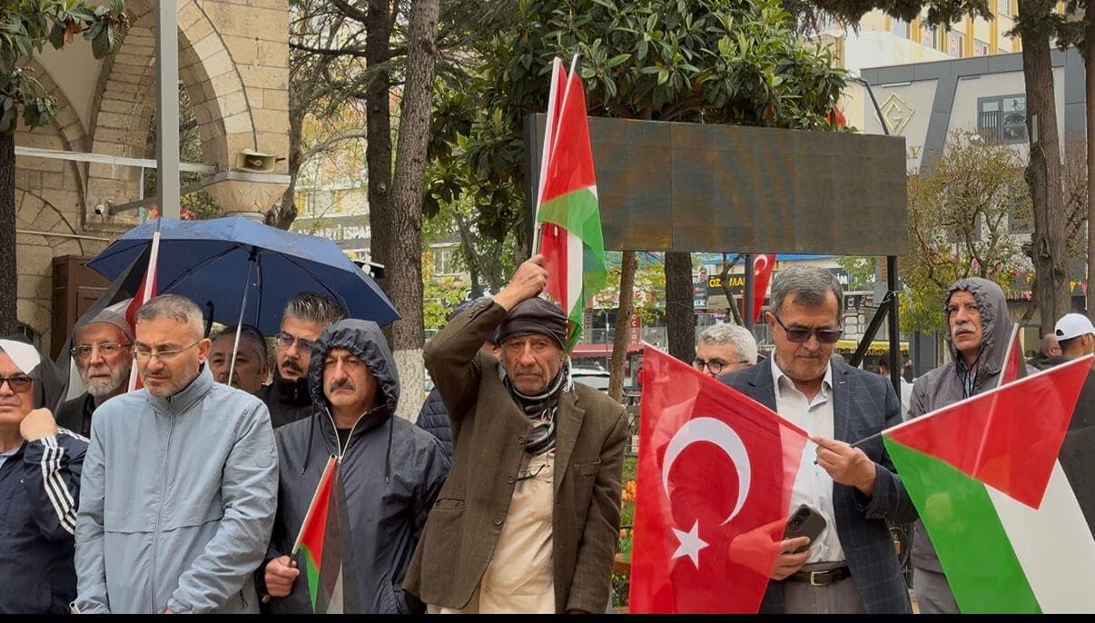 Küresel Sumud Filosu’na Yönelik Müdahale Protesto Edildi (5)