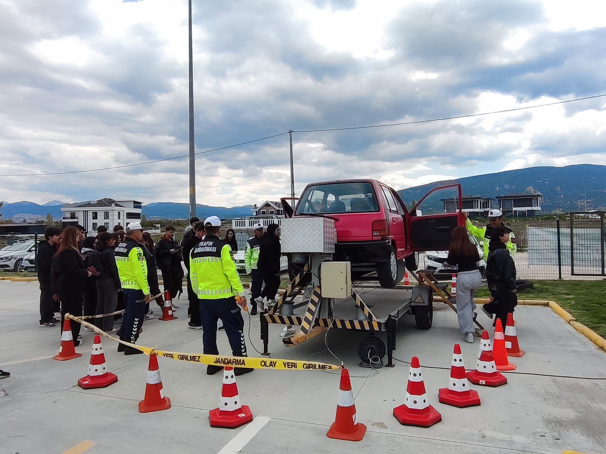 Minikler Trafik Parkında Direksiyon Başına Geçti (2)