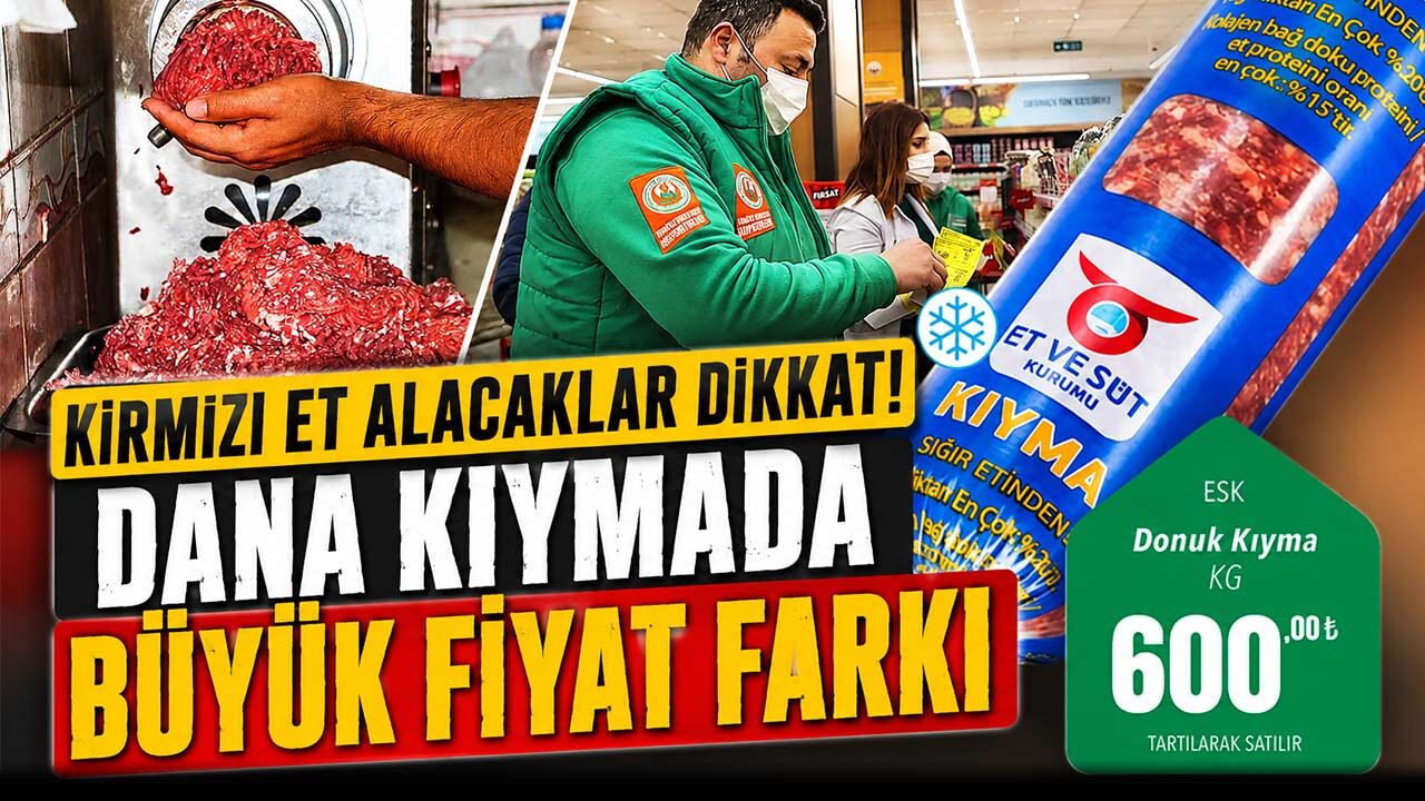 1000 TL'lik Dana Kıyma Bu Markette 600 TL'ye Satılıyor