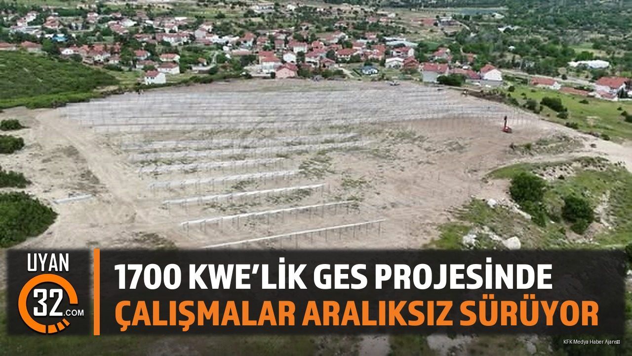 1700 KWE'lik Ges Projesinde Çalışmalar Aralıksız Sürüyor