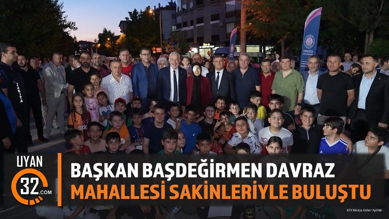 Başkan Başdeğirmen Davraz Mahallesi Sakinleriyle Buluştu