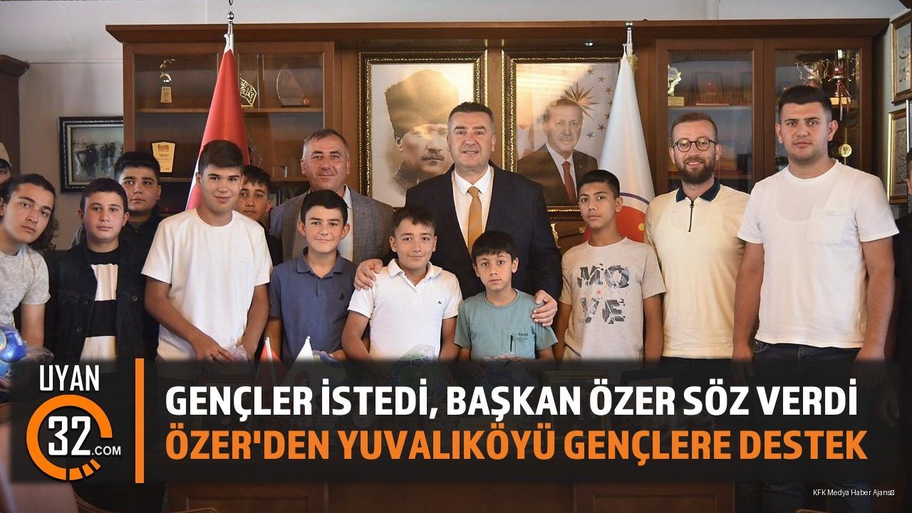 Başkan Özer'den Yuvalıköyü Gençlerine Halı Saha Sözü