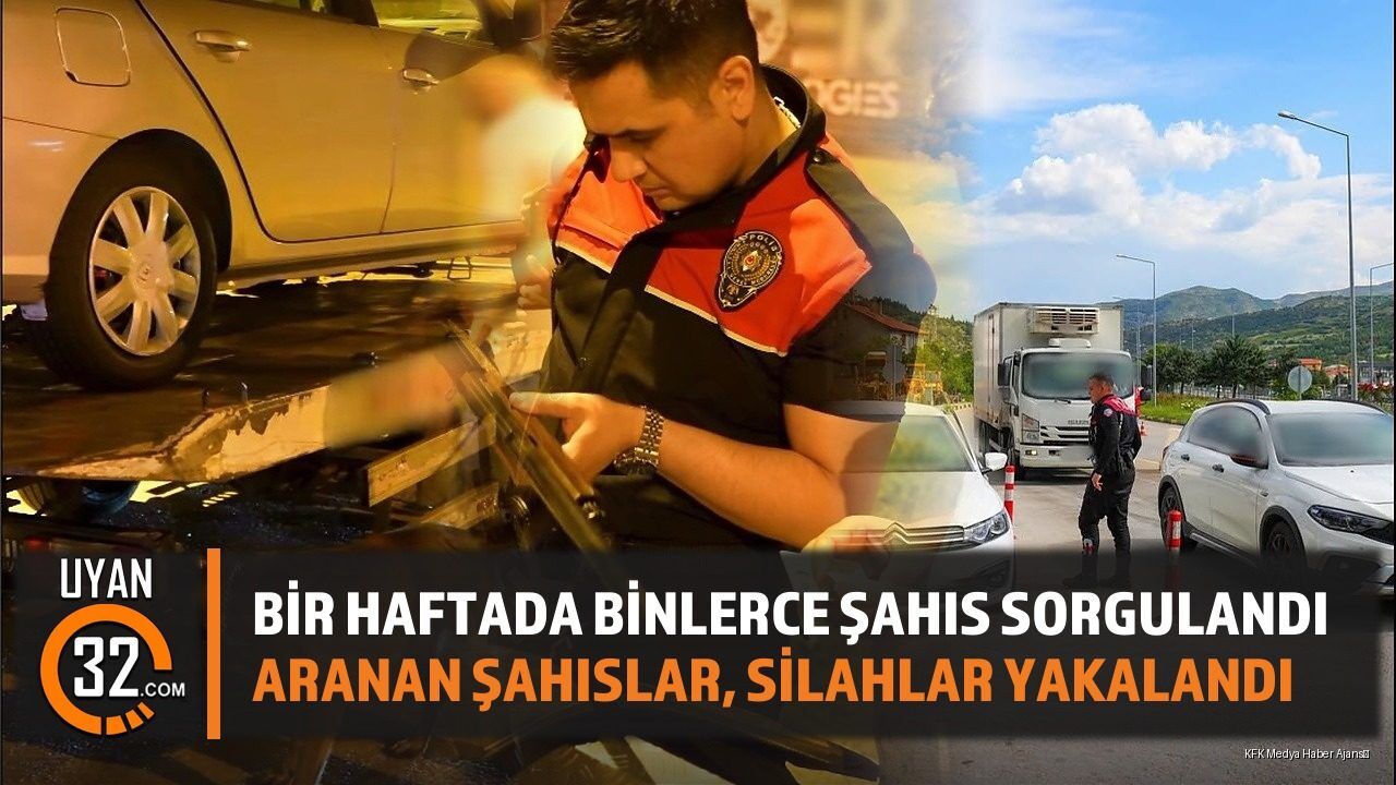 Bir Haftada Binlerce Şahıs Sorgulandı Aranan Şahıslar, Silahlar Yakalandı