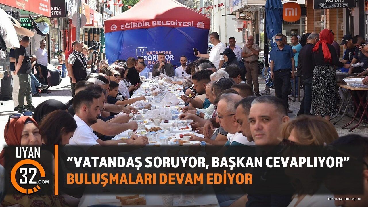 Eğirdir'de Başkan Özer Vatandaşla Buluştu: Tam Destek