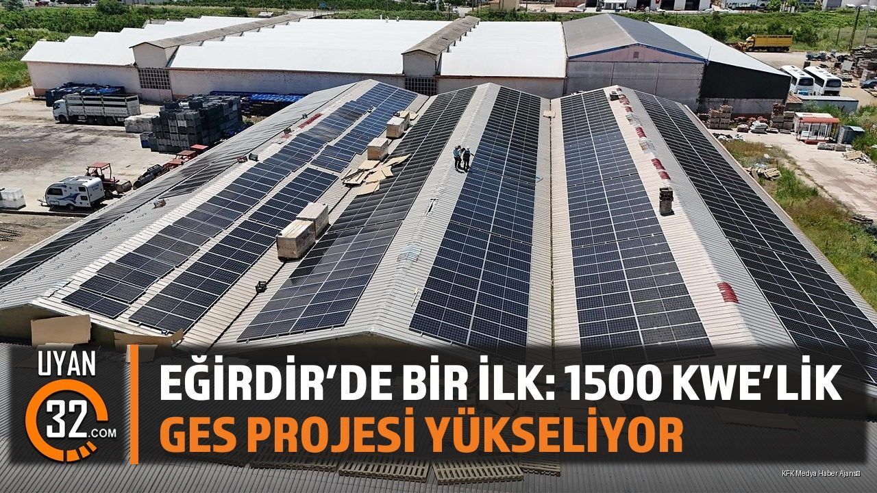 Eğirdir'de Bir İlk: 1500 KWE'lik Ges Projesi Yükseliyor