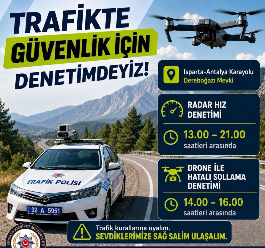 Isparta Drone Destekli Radar