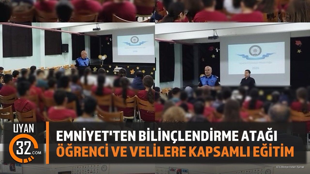 Isparta Emniyeti'nden Toplumsal Güvenlik ve Bilinçlendirme Atağı