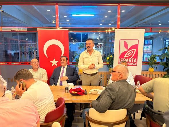 Isparta Ticaret Borsası Yalvaç’ta Üyeleriyle Buluştu 3