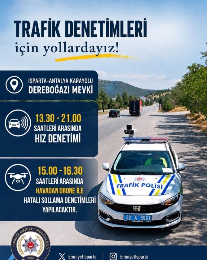 Isparta Trafik Denetimi-1