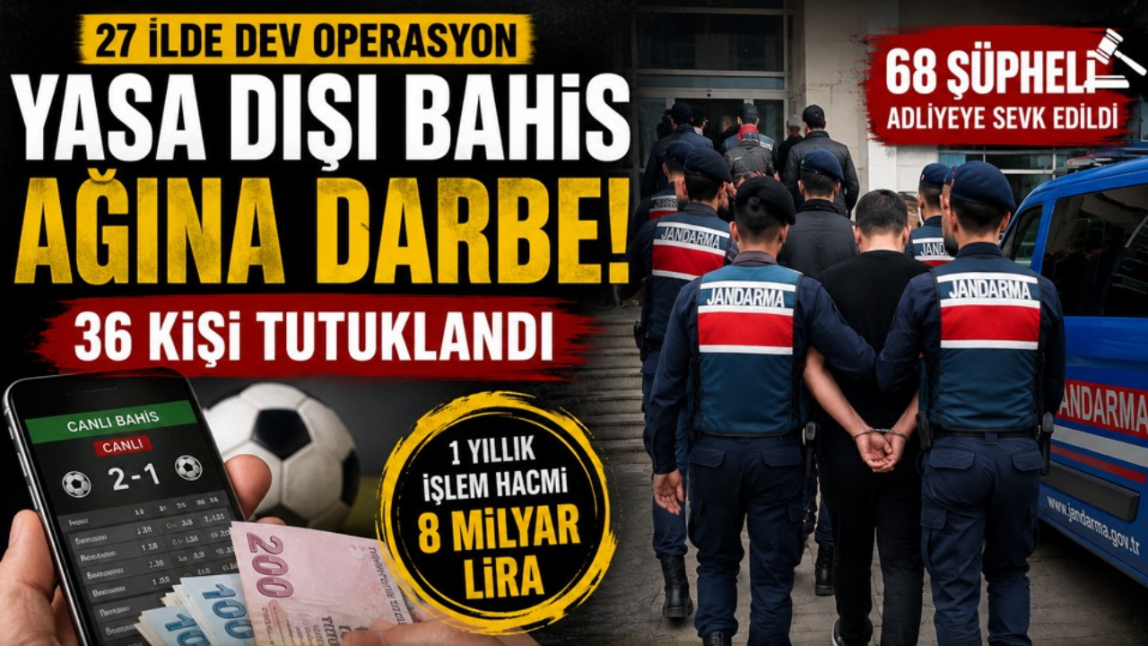 Isparta'nın da Aralarında Bulunduğu 27 İlde Büyük Operasyon