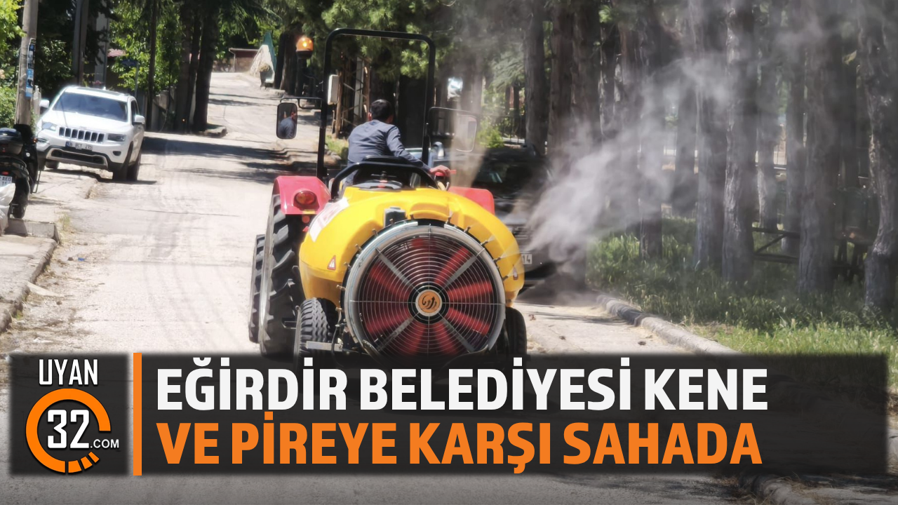 Eğirdir Belediyesi Kene ve Pireye Karşı Sahada