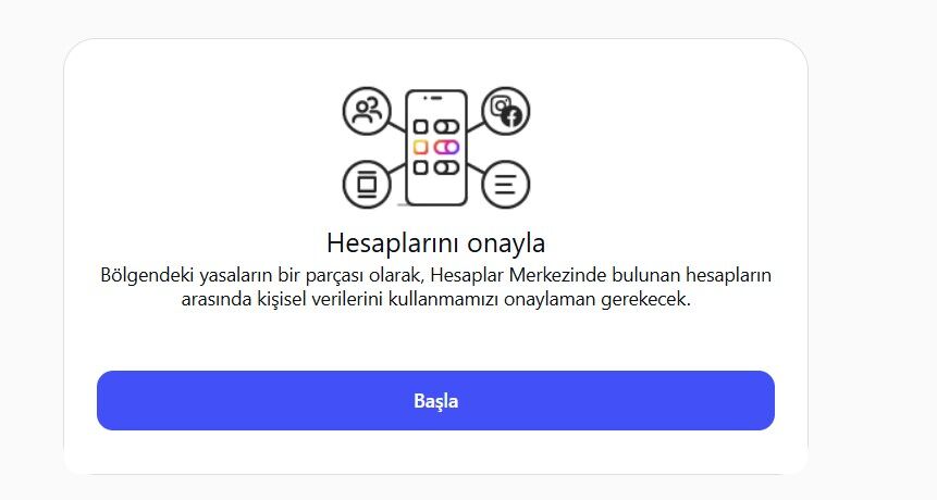 Meta Hesaplarini Onayla