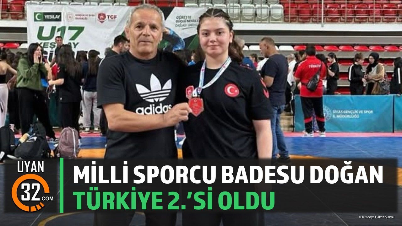 Milli Sporcu Badesu Doğan Türkiye 2.'si Oldu