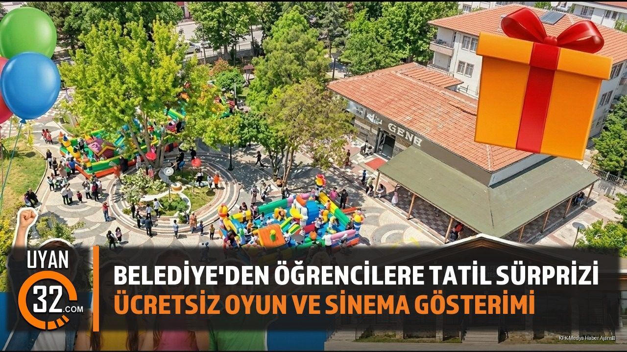 Şarkikaraağaç Belediyesi'nden Öğrencilere Ücretsiz Karne Etkinlikleri
