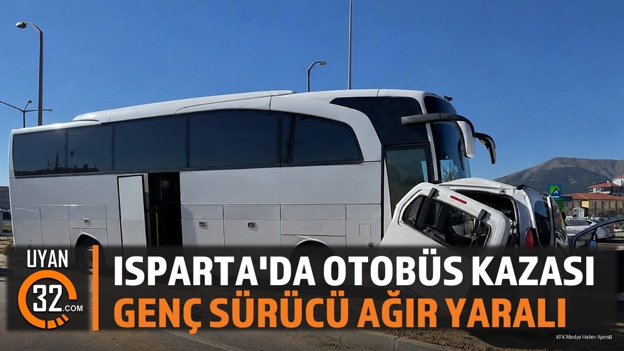 Şarkikaraağaç'ta Otobüs Kazası: 1 Kişi Ağır Yaralandı