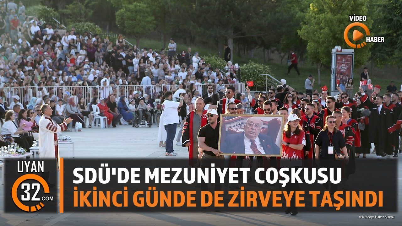 Sdü'de Mezuniyet Coşkusu İkinci Günde De Zirveye Taşındı
