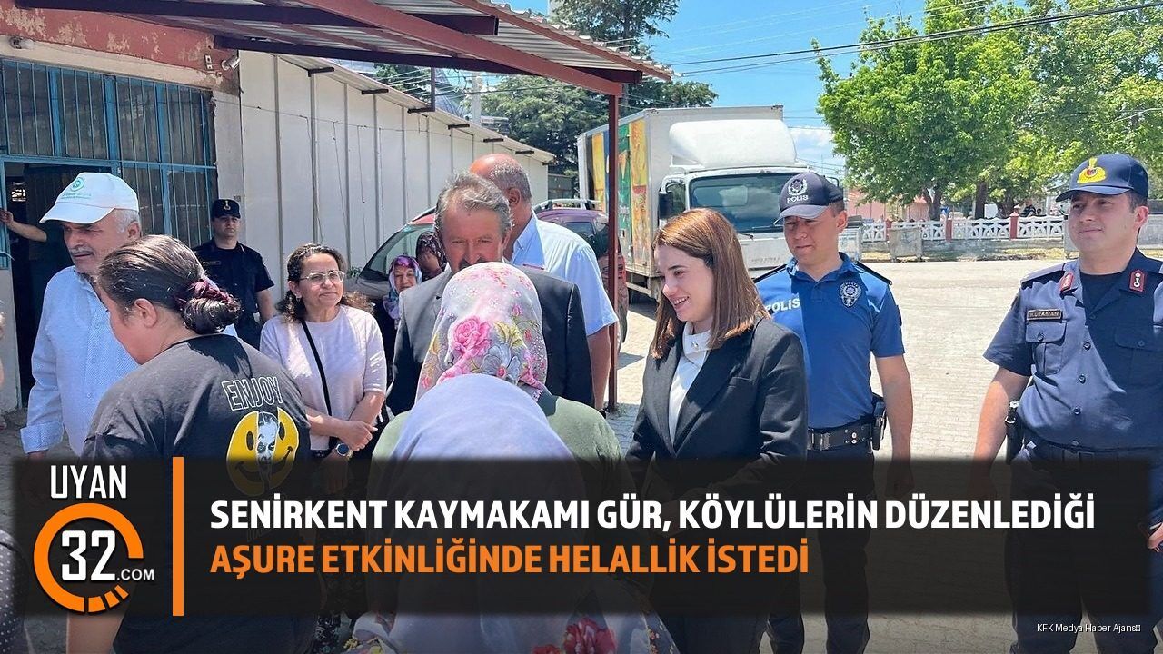 Senirkent Kaymakamı Gür, Köylülerin Düzenlediği Aşure Etkinliğinde Helallik İstedi