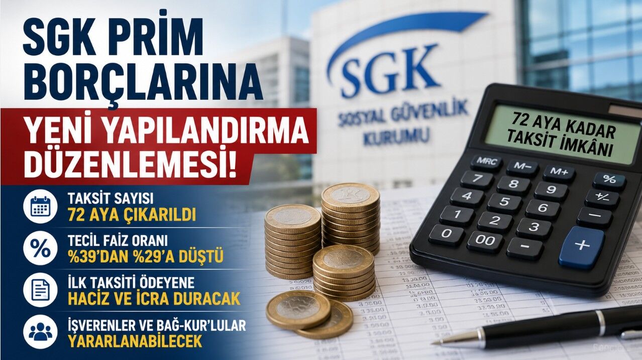 İşveren ve Bağ-Kur'lulara Müjde: Faiz Düştü, Vade Uzadı