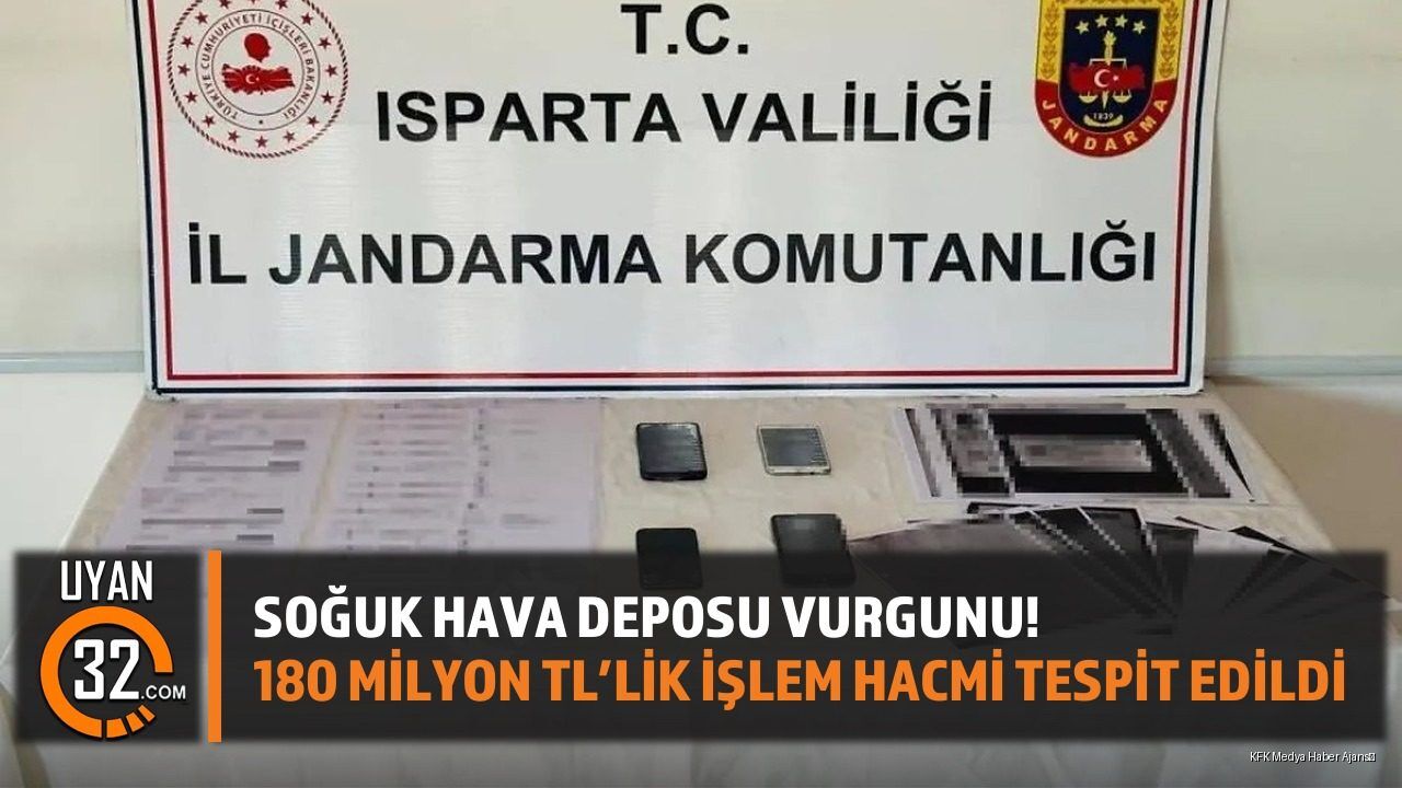 Soğuk Hava Deposu Vurgunu! 180 Milyon TL'lik İşlem Hacmi Tespit Edildi