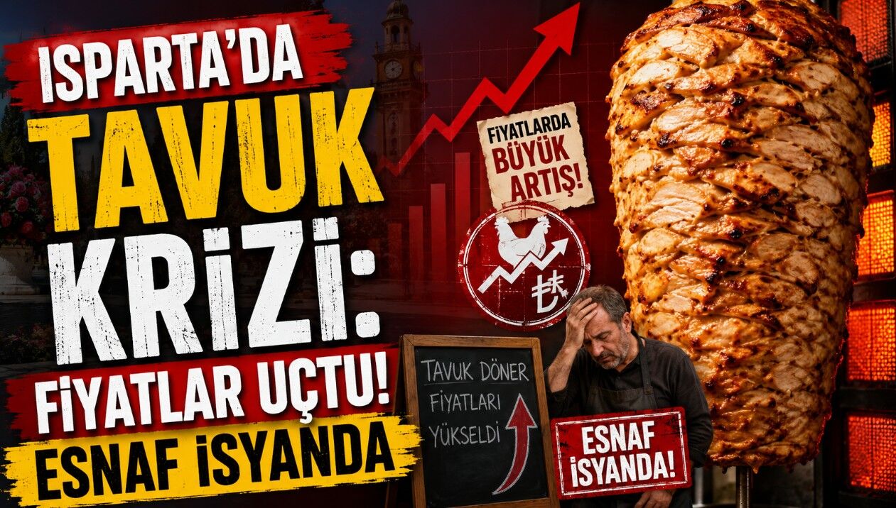Tavuk Arzındaki Kriz Isparta Esnafını Vurdu: Dönere Zam Geldi