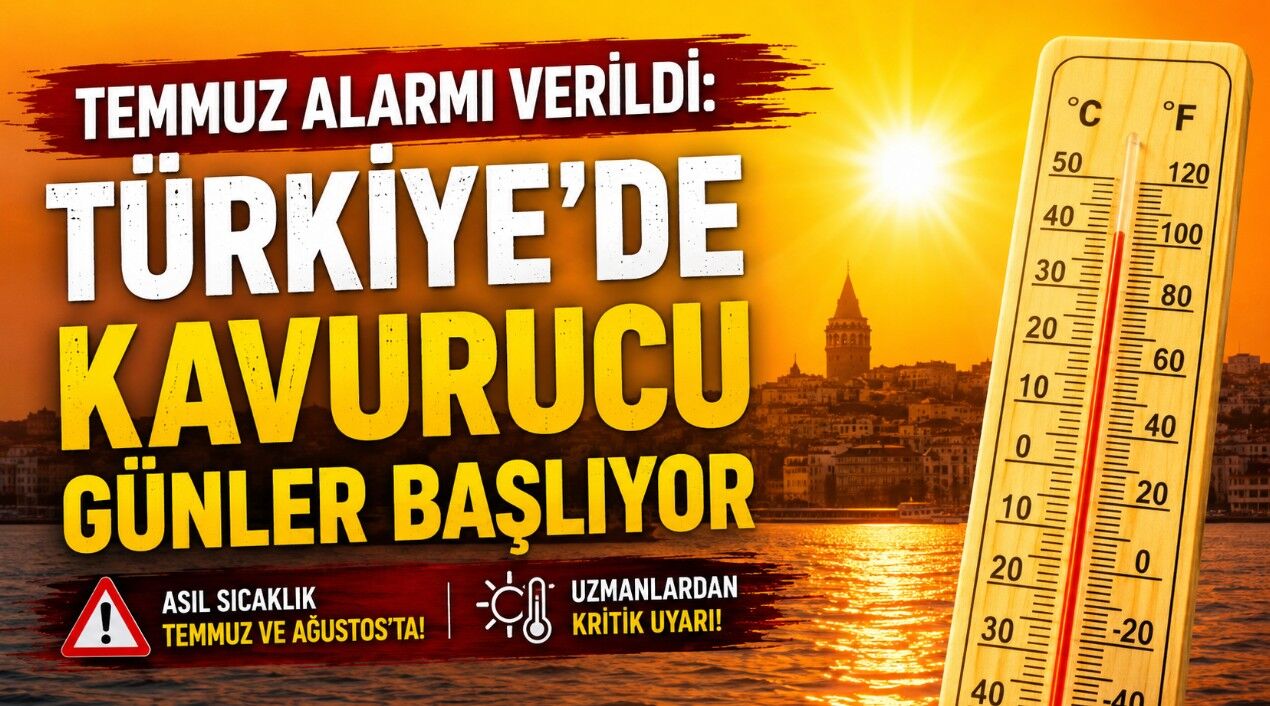 Temmuz Alarmı Verildi Türkiye'de Kavurucu Günler Başlıyor