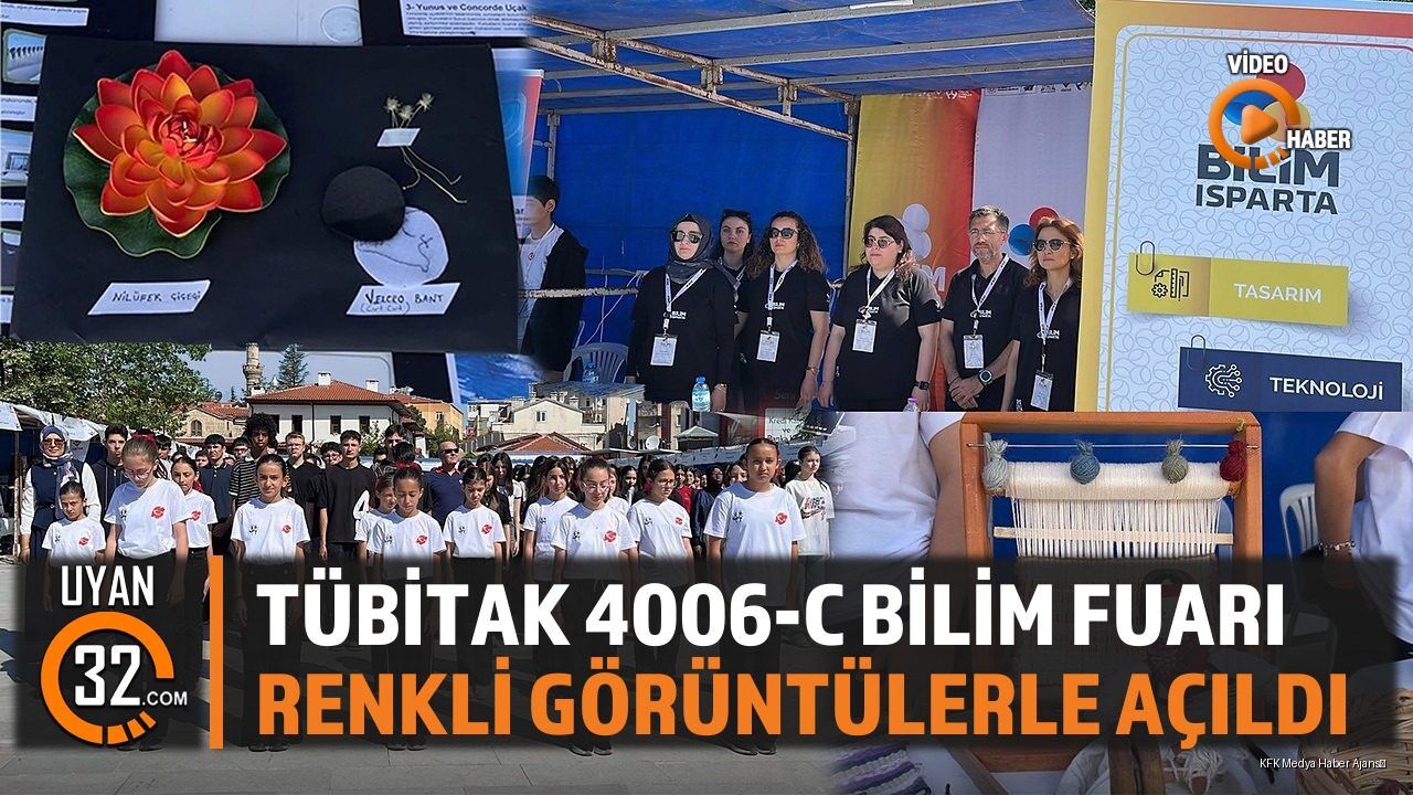 Tübitak 4006-C Bilim Fuarı Renkli Görüntülerle Açıldı