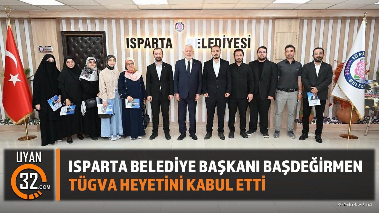 TÜGVA Isparta'dan Başkan Başdeğirmen'e Ziyaret: Gençlik Faaliyetleri Gündemde
