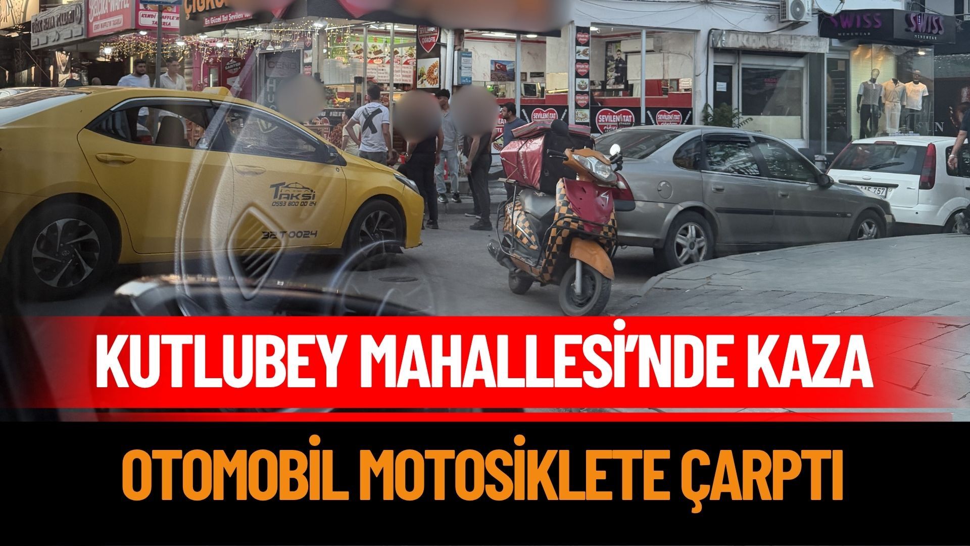 Isparta’da Korkutan Kaza: Motosiklet Sürücüsü Yaralandı