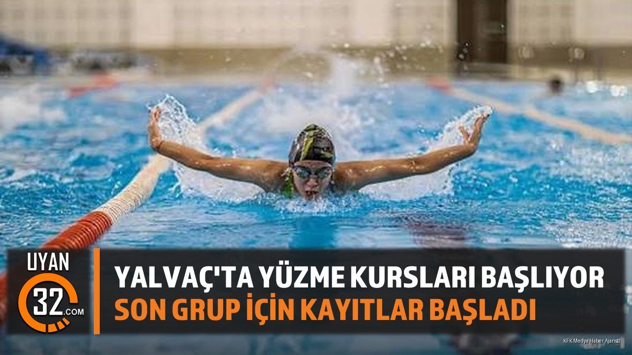 Yalvaç Halk Eğitimi'nden 6-12 Yaş Çocuklara Yüzme Kursu