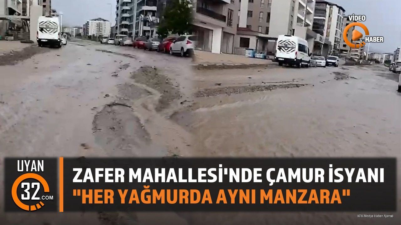 Zafer Mahallesi'nde Çamur Tepkisi: 'Her Yağmurda Aynı Manzara'