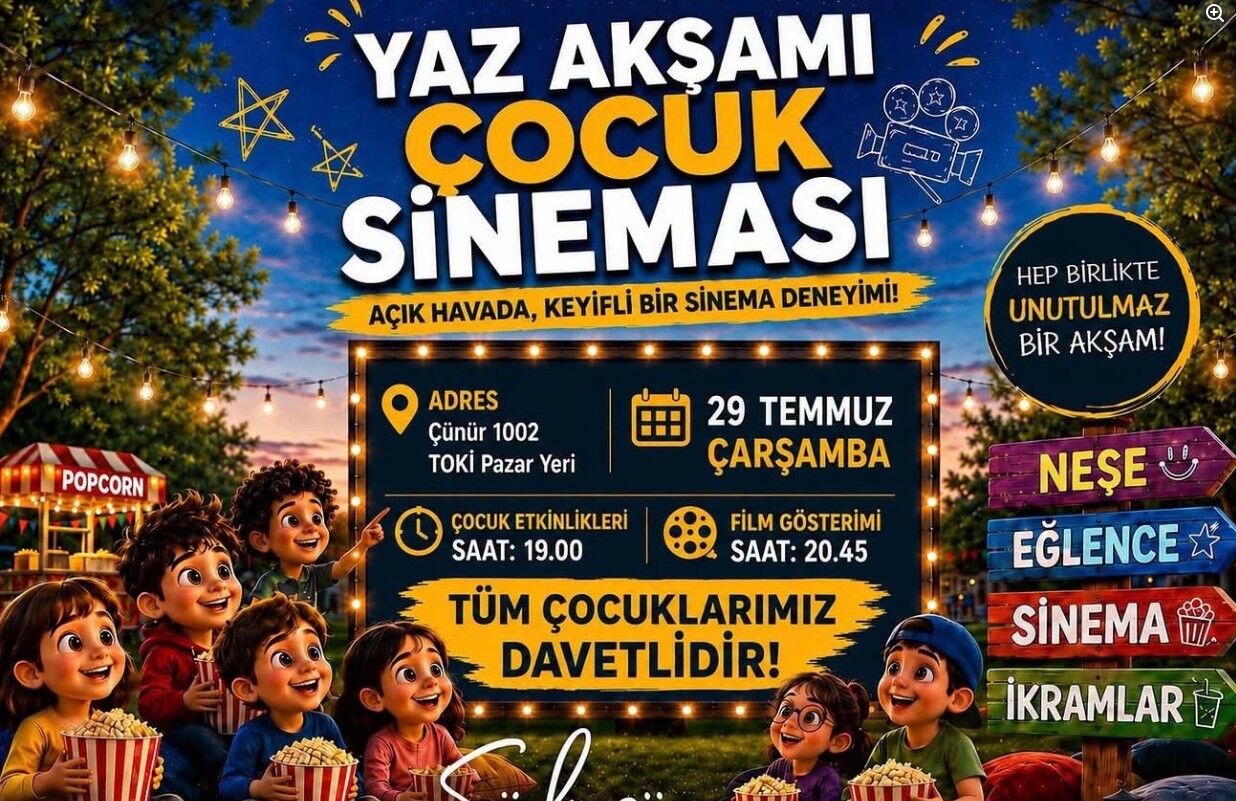 29 Temmuz Yaz Çocuk Si̇nemasi