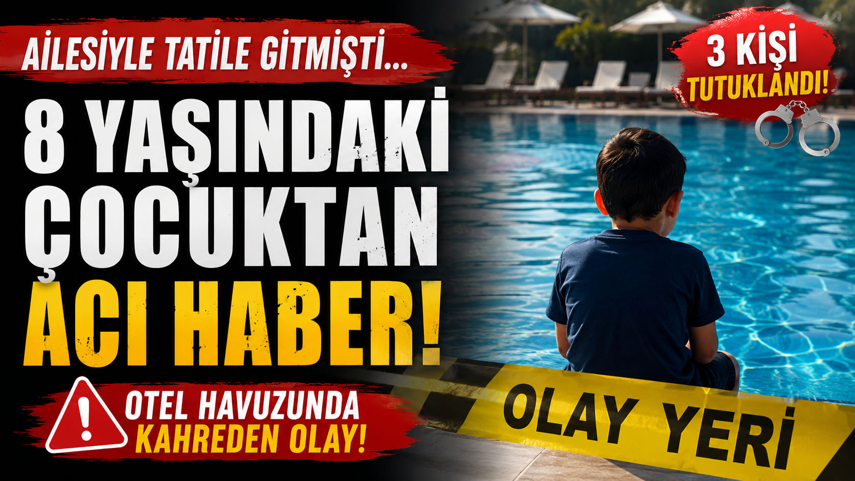 Ailesiyle Tatile Gitmişti... 8 Yaşındaki Çocuktan Acı Haber